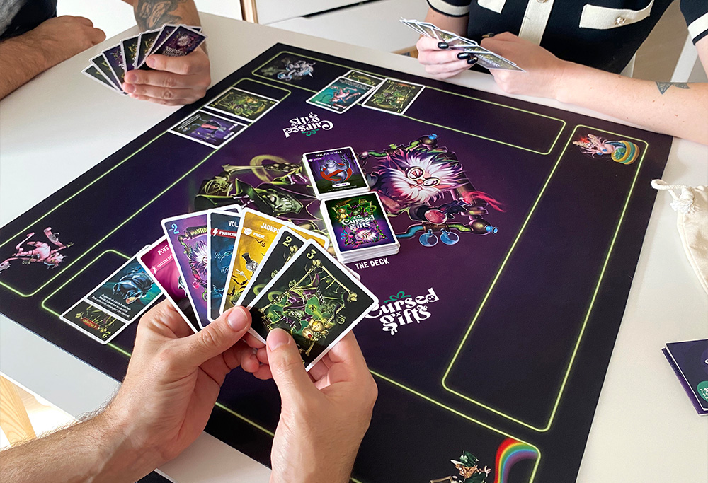 Spooky card game - Playmat